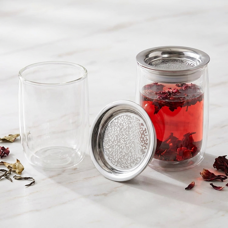 MagBrew Solo™ Self-Steeping Glass Tea Mug