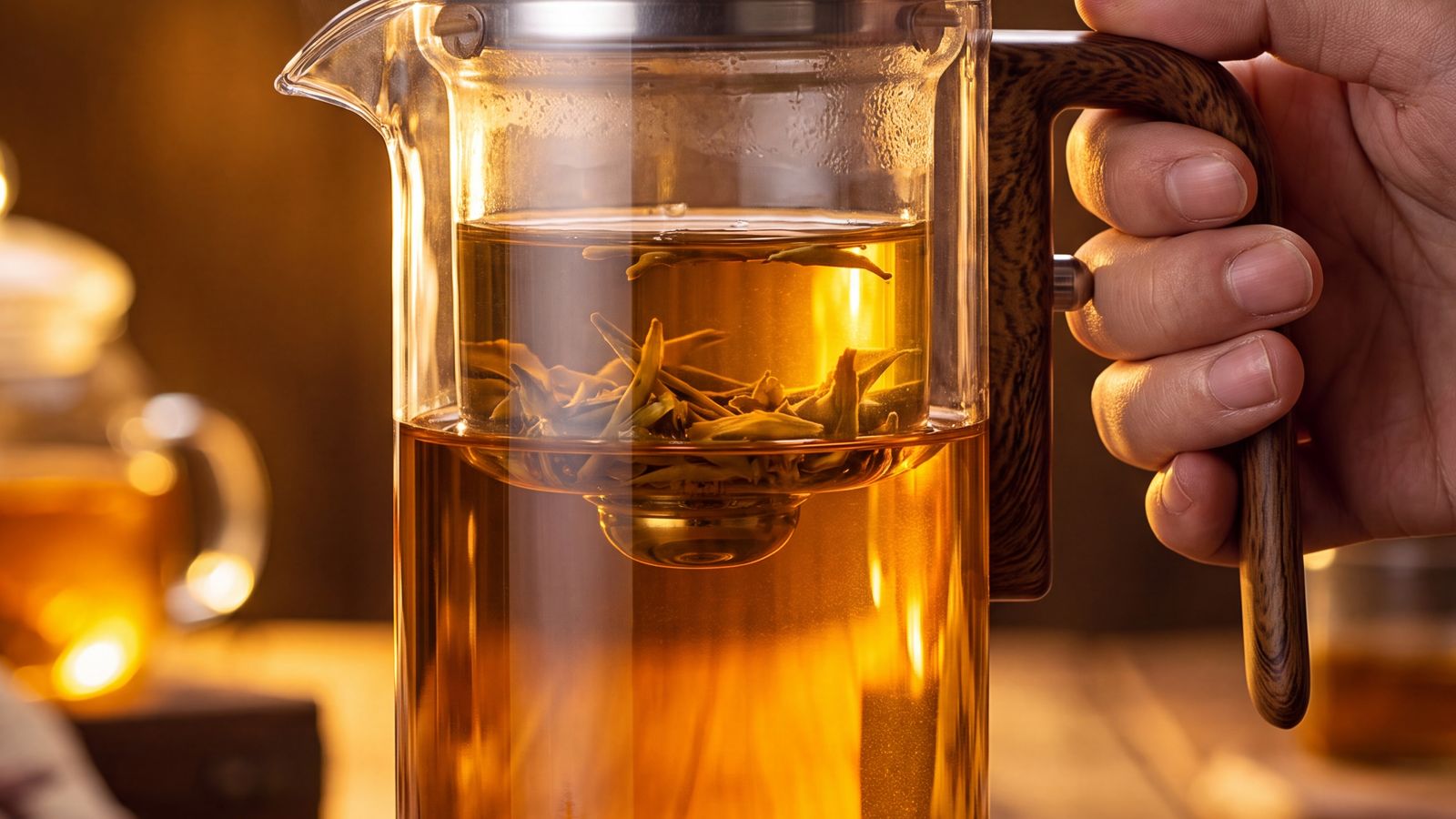 MagBrew teapot on a sunlit kitchen counter